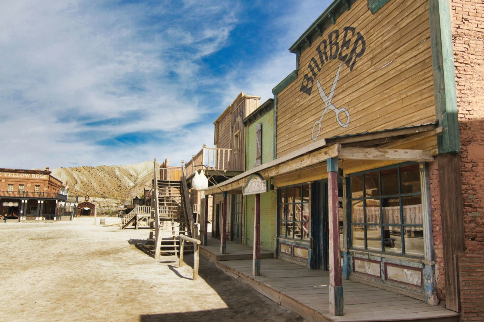 An old western town storefront